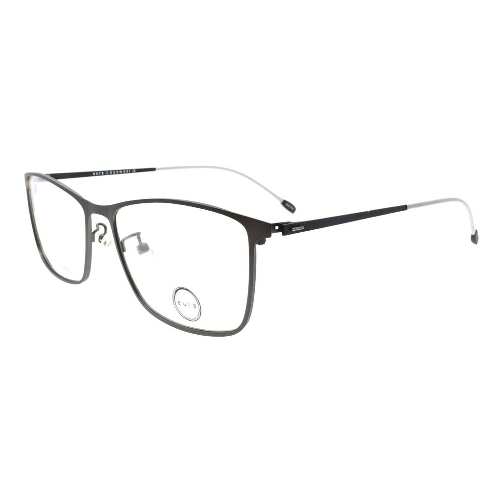 Aura Eyewear Roosevelt Men's Eyeglasses Frames 57-16-145 Pewter